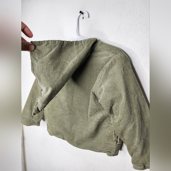 3 Piece Set Harry & Me Corduroy Overalls, Long Sleeve Shirt Hood Jacket Sz 24M - Picture 16 of 17